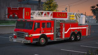 American Rearmount Ladder Truck [upl. by Nabetse]