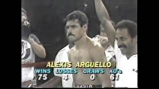 Alexis Arguello vs Kevin Rooney Full Fight [upl. by Ghiselin]