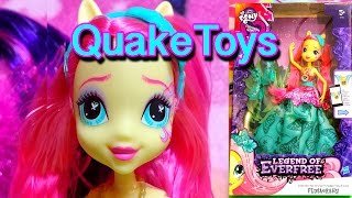 My Little Pony Equestria Girls Legend of Everfree Crystal Gala Fluttershy MLP EG Zapcode QuakeToys [upl. by Persson]