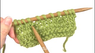 How to decrease knitting 2 purl stitches together and passing one stitch P2tog pss [upl. by Weissman341]