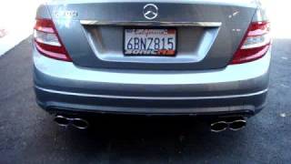 W204 C300 Meisterschaft exhaust clip [upl. by Aisatan]