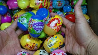 All Surprise Piggy Eggs In a Big Carton  Satisfying Video l Candy ASMR fyp trending [upl. by Nirol526]