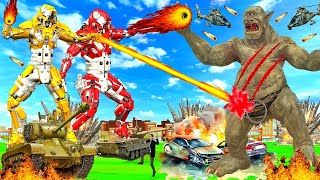 JCB रोबोट Magical Super JCB Robot Big Monster Robot Hindi Kahaniya Robot Wala Cartoon Robot Cartoon [upl. by Yelich]