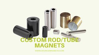 rodtubecylinder rare earth magnet manufacturer  China Magnets Source cylinder magnets with hole [upl. by Eekcaj]