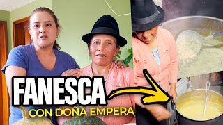 Le ENSEÑÓ a DOÑA EMPERA mi FORMA de HACER FANESCA en LEÑA 😱🔥  Los Morales [upl. by Shayn]