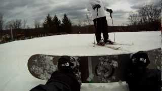 Ski Roundtop Susquehanna  Raw Footage [upl. by Enilarac]