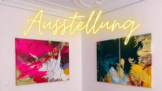 Informelle Malerei Abstrakt Expressionistische Ästhetik Ausstellung von Anja Stemmer bei THEMIS [upl. by Anawt404]