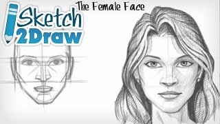 How to Draw the Female Face [upl. by Arteid]