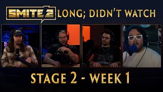 SMITE 2 LongDidnt Watch  Stage 2  Week 1 Swiss Bracket [upl. by Raffaj]