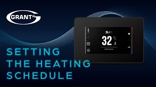 Grant Aerona Smart Controller  Setting the heating schedule [upl. by Anid]