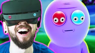 THE FUNNIEST GAME I HAVE EVER PLAYED  Trover Saves The Universe VR [upl. by Eserahc309]