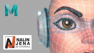 Head Retopology in Maya Using Quad Draw Tool  Part 02 [upl. by Eetnahc]