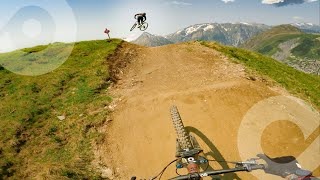 Piste Diable 😈 au 2 Alpes bike park  Tout est plus gros quavant  Nouvelle version 2023 [upl. by Lavery]