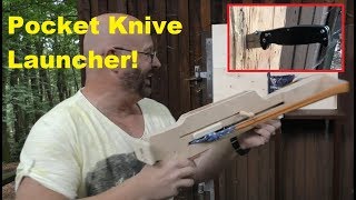 Bolt Action Ballistic Knife Launcher  Unbelievable Review Machine [upl. by Anayra685]