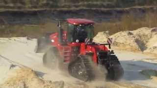 Case IH STX 450 Quadtrac with steel tracks Steiger Case IH [upl. by Eizeerb]