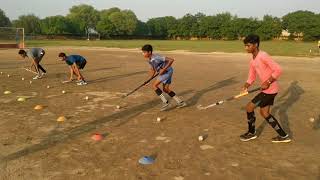 Field Hockey Tackling Practice [upl. by Thanos]