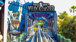 January 2023 Velocicoaster Front Seat On Ride 4K POV Islands of Adventure Universal Orlando [upl. by Charters]