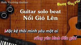 Karaoke Nổi Gió Lên  Phan Như Thùy Guitar Solo Beat Acoustic  Anh Trường Guitar [upl. by Cordy413]