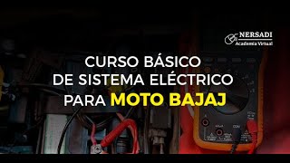 CURSO BÁSICO PARTE I DE SISTEMA ELÉCTRICO PARA MOTO BAJAJ [upl. by Ahseel163]