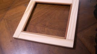 COMO HACER UN MARCO PARA CUADRO  PICTURE FRAME  Juan Carlos Aquila [upl. by Sharona11]