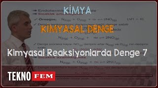 YGSLYS KİMYA  Kimyasal Reaksiyonlarda Denge 7 [upl. by Rehpotirhc181]