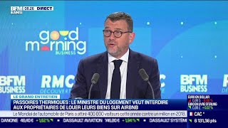 Passoires thermiques le ministre du Logement veut interdire aux propriétaires de louer sur Airbnb [upl. by Miner]