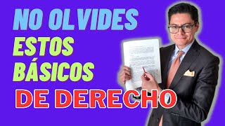 RETOMANDO CONCEPTOS BÁSICOS DE DERECHO [upl. by Amehsyt963]