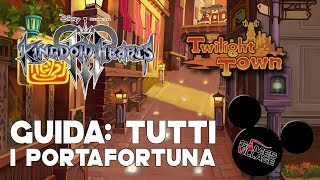 Kingdom Hearts 3  Guida ai portafortuna CREPUSCOPOLI  TWILIGHT TOWN [upl. by Hopper]