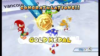 Mario amp Sonic at the Olympic Winter Games  Bobsleigh 4 Team Sonic amp Chaotix [upl. by Cadel928]