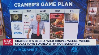 Jim Cramer looks ahead to next weeks market game plan [upl. by Orsa]