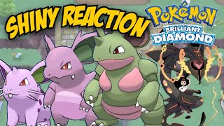 FULL Shiny Nidoran Female Family Reaction CAUGHT On Stream Pokémon BDSP [upl. by Aimekahs]