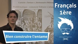 Bien construire lentame dans le commentaire composé au bac français [upl. by Yawnoc]