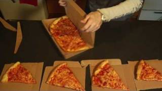 GreenBox Pizza Box Turns into Plates amp Storage Unit [upl. by Yllitnahc807]