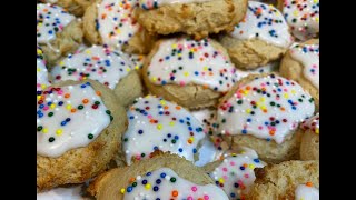 Anginetti Italian Lemon Drop Cookies [upl. by Clarhe965]