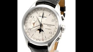 Baume amp Mercier Chronograph Clifton Calendrier Complet Ref MOA10278 FM10398 [upl. by Adnuhsar]