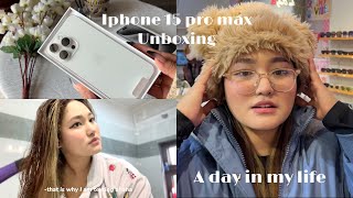 GIFTING MYSELF 15 pro max 😭🥰  Unboxing  A day in my life  Birthday  Supriya Gurung [upl. by Anoel]