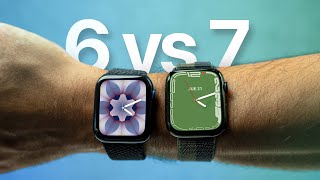 Apple Watch Serie 6 VS Serie 7 [upl. by Atrebla]