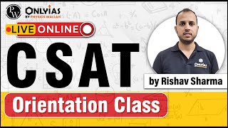 UPSC CSAT Foundation Course 2024  Orientation Session  Rishav Sir  OnlyIAS [upl. by Theall]