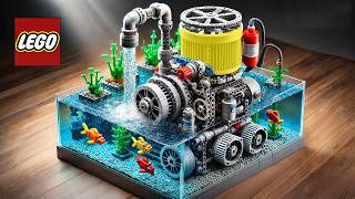 I Built A Giant Lego Water Pump For My Fish 🐠 Lego Auto Tech [upl. by Lida]