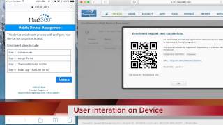 MaaS360Device enrollment via Adhoc [upl. by Ymac]