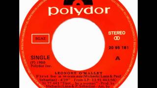 Leonore OMalley  First Be A Woman Dj quotSquot Rework [upl. by Hannavahs]