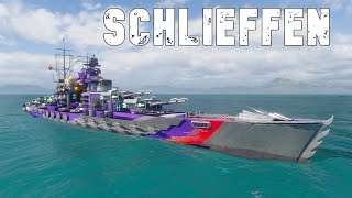 World of WarShips Schlieffen  3 Kills 242K Damage [upl. by Ellehcor]