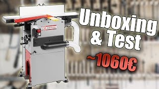 Raboteuse Dégauchisseuse Holzmann HOB 260 ABS 1060€   Unboxing amp Test [upl. by Animar]