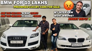 BMW AUDI FOR 10 LAKHS  Preowned Luxury Cars Sale in Chennai at Cheapest Price  Tulsi Cars [upl. by Macdougall]