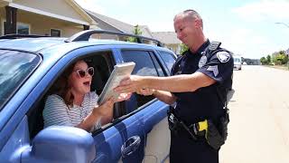 Waukee Police Department Lip Syncs quotHappyquot [upl. by Llerrad345]