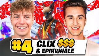 Clix amp FaZe EpikWhale 4TH PLACE FNCS Open Qualifiers🏆 Day 1 [upl. by Akienahs]