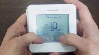 How to Program a Honeywell T4 Thermostat [upl. by Delaine]