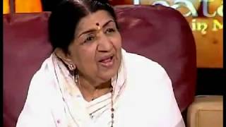 Lata Mangeshkar Interview By Javed Akhter Part1 [upl. by Enelime543]