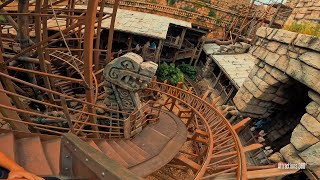 Raging Spirits Ride  Tokyo DisneySea  Better than Indiana Jones Coaster in Paris [upl. by Sutsugua]