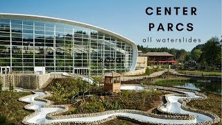 All waterslides at center parcs woburn forest onride POV [upl. by Ennovehc547]